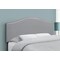 Monarch Specialties Bed, Headboard Only, Full Size, Bedroom, Upholstered, Pu Leather Look, Grey, Transitional I 6011F - alternate 4